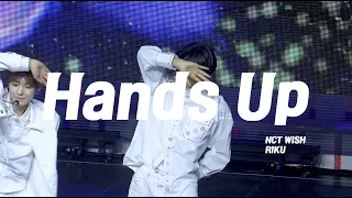 240304 Debut Showcase | NCT WISH RIKU focus 엔시티 위시 리쿠 직캠 - Hands Up