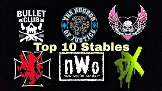 Top 10 Wrestling Stables Of All Time | WWE,NJPW,PWG | My Opinion