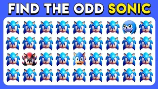 Find The ODD One Out - Sonic  The Hedgehog  Edition 🤯 | Emoji Quiz!!!