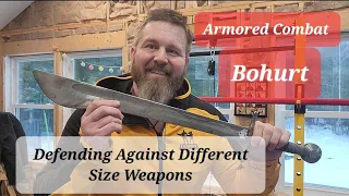 Armored Combat: How to defend against different size weapons. Small, Medium, & Large