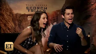 [VOSTFR] Dylan O'Brien & Kaya Scodelario - Interview about stand up and baseball - Death Cure