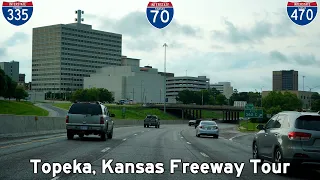 2K22 (EP 50) Topeka, Kansas Freeway Tour | I-335, I-470, I-70, & Downtown