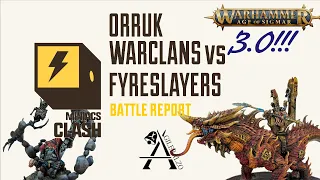 [ITA] #roadtoclash - Battle Report Age of Sigmar 3.0 - Orruk Warclans VS Fyreslayers - #newaos