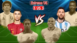 Maradona Messi Ronaldinho VS Ronaldo Pele Ronaldo Nazario R9