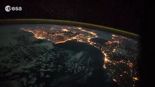 ¡Good Night! and #HappyWeekend Spain from Space...  Footage courtesy of ESA/NASA
