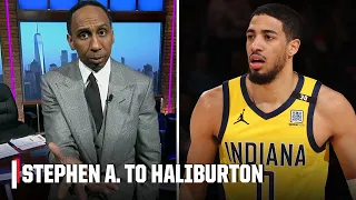 Stephen A. RESPONDS to Tyrese Haliburton's distaste for the NBA's 65-game rule 👀