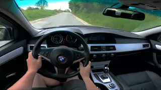 2007 BMW 5 Series E60 530d 231 Hp POV Test Drive @DRIVEWAVE1