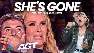 Penyanyi Yang Sangat Luar Biasa Di Dunia Bikin Juri Terkejut Dengan Lagu She's Gone | AGT 2023
