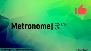 325 BPM Metronome 7/8