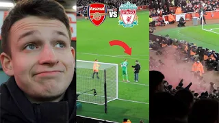 Pitch Invader rejected by Ramsdale as Arsenal LOSE to Liverpool