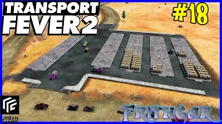 Let's Play Transport Fever 2 #18: Modular Truck Stops And Train Stations!