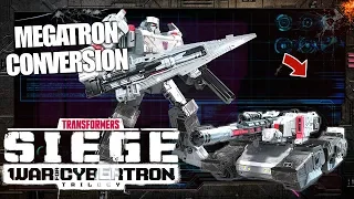 How to Convert Voyager Class Megatron | Transformers War for Cybertron Siege | Transformers Official