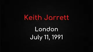 Keith Jarrett – London, July 11, 1991