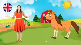 Daisy Dot - English for Kids - Animals on the farm 🐴