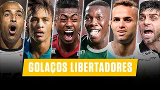 50 AMAZING GOALS from Brazilian Clubs at COPA LIBERTADORES