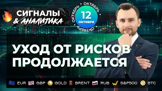 Уход от риска продолжается. Анализ ЕВРО | ЗОЛОТА | НЕФТИ | РУБЛЯ | ММВБ | SP500