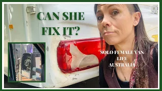 CAN SHE FIX IT?  (Solo Female Van Life Australia)