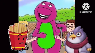 Barney the dinosaur funny parody round 1