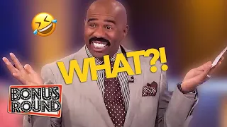 Steve Harvey Can't Believe These Answers On Family Feud
