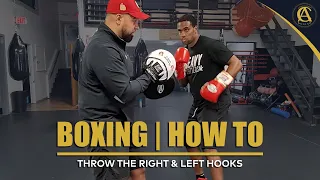 Boxing | How to throw the Right & Left Hooks | Coach Anthony Boxing