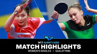 Kim Nayeong vs Ece Harac | WS Qual | WTT Contender Almaty 2023