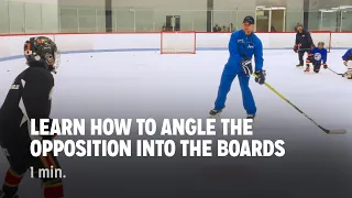 Learn how to angle the opposition into the boards