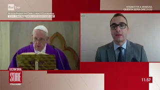 #prayfortheworld: la preghiera speciale del Papa - Storie italiane 25/03/2020