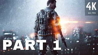 BATTLEFIELD 4 PREMIUM Gameplay Walkthrough Part 1 FULL GAME [4K 60FPS] - No commentary