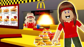 I GOT A JOB AT MCDONALD'S!! (GONE WRONG) **BROOKHAVEN ROLEPLAY** | JKREW GAMING