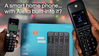 Motorola AXH04 Smart Home Phone Quad Pack With Alexa Built-In | Unboxing & First Look