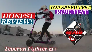 Honest Review | Top Speed & Ride Test | Teverun Fighter 11+ | James Angelo TV| Vlog 132