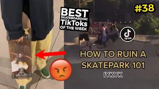 POSERS AT THE SKATEPARK?! Best Skateboarding TikToks of the Week - Episode 38