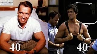 Arnold Schwarzenegger Vs Sylvester Stallone Transformation 70 Years - Best Biggest and Most