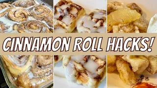 Viral TikTok Cinnamon Rolls | Canned Cinnamon Roll Hacks!