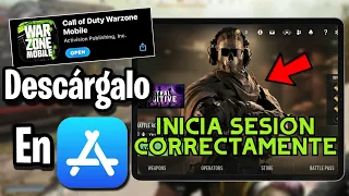 Descarga Warzone Mobile 2023 para IOS fácil y rápido! *Solución al iniciar sesión en Warzone Mobile*