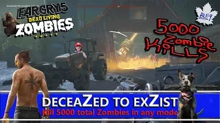 Far Cry 5 - EASY 5,000 Zombie Kills - DeceaZed To ExZist Achievement (Dead Living Zombies DLC)