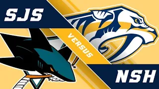 nashville predators vs san jose sharks