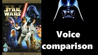 Star Wars ANH: GOUT vs DVD Darth Vader's voice (comparison video)