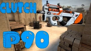 [CS:GO] КЛАТЧ С ПЕТУХА 1 В 5 | CLUTCH P90 1 VS 5.