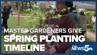 Master Gardners provide updates on when you should begin Spring planting