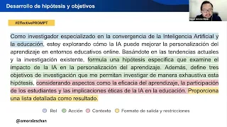 ChatGPT para Investigación: Prompts efectivos para análisis y generación de gráficos