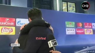 Cristiano Ronaldo abbraccia Buffon dopo la partita | Buffon about the referee - ABRAZO - HUG -