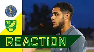 King's Lynn Town 0-2 Norwich City | Andrew Omobamidele Reaction