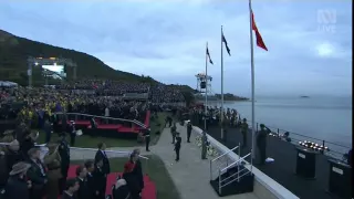 Rebecca Nelson Sings the NewZealand National Anthem at ANZAC Centenary Gallipoli Dawn Service 2015