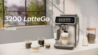 Philips Series 3200 LatteGo EP3246/70 Automatic Coffee Machine - How to Descale