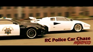 RC Police Car Chase  –  Highspeed Pursuit!  |  Lamborghini, Camaro, Helicopter, Tank | RC Showdown