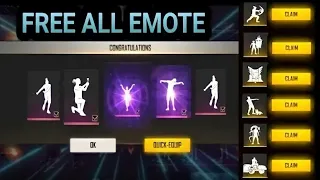 How to Get Free Emotes in Free Fire | Free Emotes in Free Fire | Free Fire Free Emote | Earn Emotes