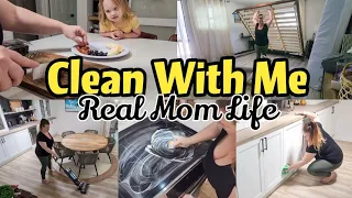 NEW EPIC REAL MOM LIFE CLEANING MOTIVATION / SPEED CLEAN WITH ME / PREGNANT MOM OF 3 HOUSE CLEANING