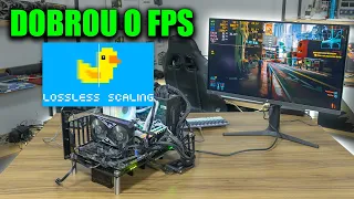 TESTEI O PROGRAMA LOSSLESS SCALING, QUE DÁ MUITO FPS EM QUALQUER PLACA DE VÍDEO!