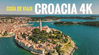 GUÍA DE CROACIA 4K 🇭🇷 ITINERARIO EN CROACIA 🏝️ LUGARES IMPERDIBLES EN CROACIA